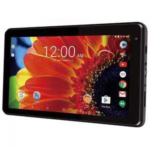 RCA RCT6873W42 Voyager 7 16GB Tablet 1024 X 600 Resolution 1.2GHz Intel Atom Quad-Core Processor Android 6.0 Marshmallow, Black