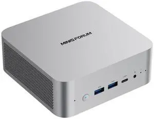 MINISFORUM X1-255 Mini PC AMD Ryzen 7 255(8C/16T) Barebone Version Desktop Computer, HDMI2.1|DP2.0|2xUSB4 Video Output, 1x Oculink Port, 2.5G RJ45 Port/WiFi7/BT5.4, AMD Radeon Graphics Micro PC