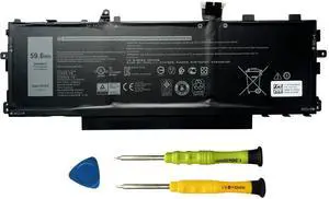 AOMKA GHJC5 59.6Wh Laptop Battery Replacement for Dell Latitude 9420 9430 Latitude 9420 2-in-1 Latitude 9430 2-in-1 Series 3VV58 0JJ4XT 0VTH85 06VJ1F 09YD1V 11.55V 4900mAh 3-Cell