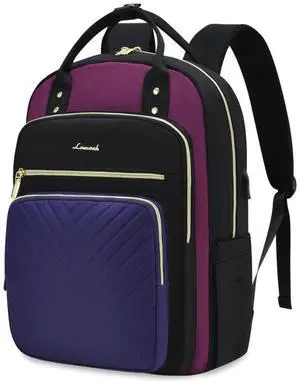 LOVEVOOK Laptop Backpack for Women 15.6 inch Large Capacity Travel Backpack for Work Business