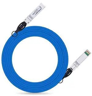 ipolex Colored 10G SFP+ Twinax Cable, Direct Attach Copper(DAC) Passive Cable, 4m (13.12ft) in Blue, for Cisco SFP-H10GB-CU4M, Meraki, Ubiquiti, Mikrotik, Intel, Fortinet, Netgear, D-Link, Supermicro