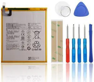 SwarKing Replacement Battery Compatible with HB2899C0ECW Huawei MediaPad M3 8.4" BTV-W09 & Huawei MediaPad T5 Tablet 10.1" with Toolkit