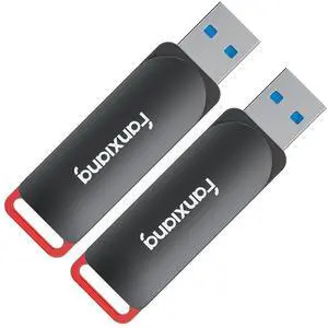 fanxiang 2 Pack 256GB USB Flash Drive, Metal Thumb Drives, USB 3.2 Up to 200MB/s Type A Memory Stick for Storage and Backup, F309
