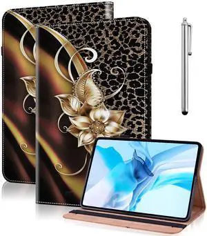 TUOLISG Case for 7" Kindle Paperwhite 12th Generation 2025/2024 & Kindle Colorsoft Signature Edition, Multi-Angle Viewing PU Leather Case with Card Slot for Kindle Paperwhite 2025- Metallic Flower