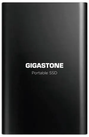 Gigastone 500GB External SSD Read Speed 500MB/s USB 3.2 USB-C External Solid State Drive Portable, 3D NAND Ultra Slim Metal, for PS4 PC Laptop Mac Windows Linux Android Xbox One Smart TV