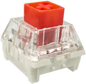 Zjmehty Kailh Box Red Switches for Mechanical Keyboard,3-Pin 45gf Linear/Factory Lubed/Dust&Waterproof Switches(Kailh Box Red,90Pcs)