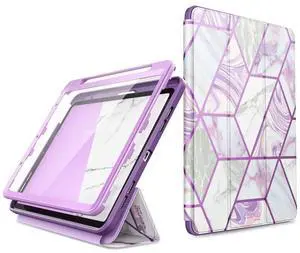 i-Blason Cosmo Case for iPad Air 5th Generation/4th Generation 10.9 (2022/2020), Full-Body Trifold with Built-in Screen Protector Protective Smart Cover with Auto Sleep/Wake & Pencil Holder (Ameth)