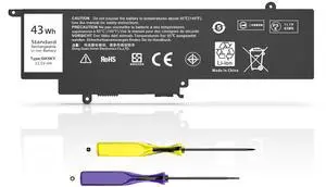 43Wh GK5KY Laptop Battery Replacement for Dell Inspiron 11 3000 3147 3148 3152 3153 3157 3158 inspiron 15 7558 7568 inspiron 13 7353 7359 7347 7348 4K8YH 92NCT 04K8YH RHN1C 0WF28 P20T P55F 451-BBKK