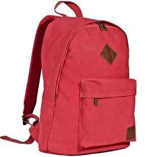 seemeroad Durable Canvas College Rucksack Laptop Excursion Backpack Travel Notebook School Backpack Bookbag For Men Women Red Factory Directly
