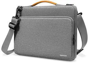 tomtoc 360 Protective Laptop Shoulder Bag for 14-inch MacBook Pro M4/M3/M2/M1 Pro/Max A3112/A3401/A3185 2024-2021, Water-Resistant Carrying Case for 13.5-14.4 Inch Microsoft Surface Laptop 6/5