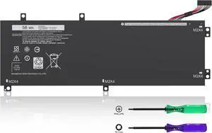 RRCGW H5H20 Laptop Battery Compatible With Dell XPS 15 9550 9560 9570 9590 Inspiron 7590 7591 Precision 5510 5520 5530 5540 Series P56F P56F001 5D91C 05D91C 62MJV 062MJV M7R96 0RRCGW 5041C 05041C
