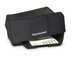 DigitalDeckCovers Printer Dust Cover & Protector for HP OfficeJet Pro 6830 / 6835 / 6950 - 6960 / 6962 / 6968 / 6970 / 6974/ 6975 / 6978 [Antistatic, Water Resistant, Heavy Duty Fabric, Black]
