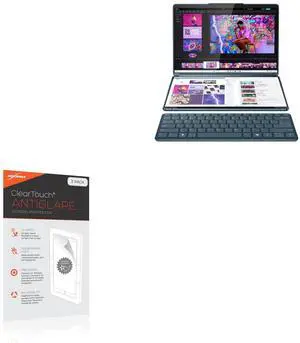 BoxWave Screen Protector Compatible With Lenovo Yoga Book 9i (83FF) - ClearTouch Anti-Glare (2-Pack), Anti-Fingerprint Matte Film Skin BoxWave Screen Protector Compatible With Lenovo Yoga Book 9i (83FF) - ClearTouch Anti-Glare (2-Pack), Anti-Fingerprint Matte Film Skin