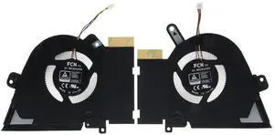 CPU GPU Cooling Fan for ASUS TUF Dash F15 FX516PC FX516PE FX516PM FX516PR FX516EN Air RTX3070 12V 1A FNAQ 13NR0760P01011 DFSCK221151817 FNAR 13NR0760P02011 DFSCK22D05883L CPU GPU Cooling Fan for ASUS TUF Dash F15 FX516PC FX516PE FX516PM FX516PR FX516EN Air RTX3070 12V 1A FNAQ 13NR0760P01011 DFSCK221151817 FNAR 13NR0760P02011 DFSCK22D05883L