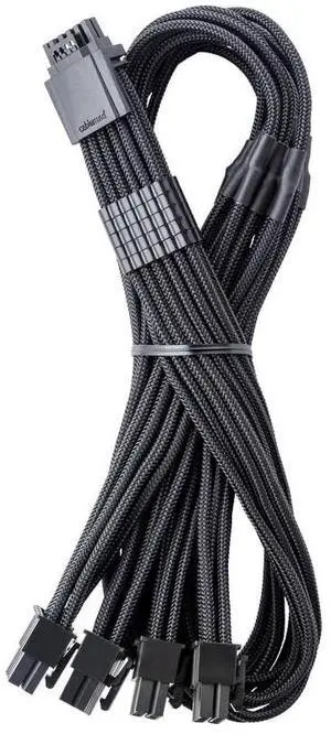 CableMod C-Series Pro ModMesh Sleeved 12V-2x6 12VHPWR StealthSense PCIe Cable for Corsair Type 4 / Type 3 (Black, 16-pin to Quad 8-pin, 60cm) CableMod C-Series Pro ModMesh Sleeved 12V-2x6 12VHPWR StealthSense PCIe Cable for Corsair Type 4 / Type 3 (Black, 16-pin to Quad 8-pin, 60cm)