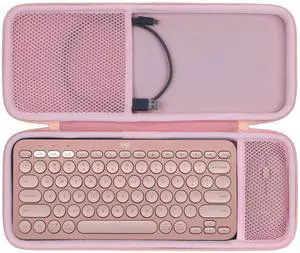 Lebakort Hard Carry Case Compatible with Logitech Pebble Keys 2 Combo K380s K380 Keyboard + M350 Pebble Mouse Combo (Rose Case) Lebakort Hard Carry Case Compatible with Logitech Pebble Keys 2 Combo K380s K380 Keyboard + M350 Pebble Mouse Combo (Rose Case)