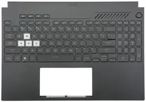 BestParts Palmrest with RGB Backlit Keyboard Replacement for ASUS TUF Gaming FX507 FX507V FX507Z, FA507 FA507U FA507X (for 90Wh Battery Models, Dual Air Vents, US Layout, Transparent WASD Keys) BestParts Palmrest with RGB Backlit Keyboard Replacement for ASUS TUF Gaming FX507 FX507V FX507Z, FA507 FA507U FA507X (for 90Wh Battery Models, Dual Air Vents, US Layout, Transparent WASD Keys)