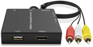 Dingsun HDMI to RCA Converter Compatible Fire Stick, HDMI to Old TV Compatible Roku,Chromecast, Apple TV ect. Dingsun HDMI to RCA Converter Compatible Fire Stick, HDMI to Old TV Compatible Roku,Chromecast, Apple TV ect.