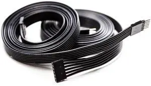 Litcessory Extension Cable for Philips Hue/WiZ Lightstrip (10ft, 2 Pack, Black - STANDARD 6-PIN V3 / WiZ Lightstrip) Litcessory Extension Cable for Philips Hue/WiZ Lightstrip (10ft, 2 Pack, Black - STANDARD 6-PIN V3 / WiZ Lightstrip)