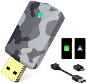 CODONOVA 2026 Mini Wireless CarPlay Adapter, Fast Stable Connection, No Latency, Converts Wired to Wireless for Carplay & Android Auto, Easy Setup in 2016+ Cars, iOS 10+/Android 11+, USB CODONOVA 2026 Mini Wireless CarPlay Adapter, Fast Stable Connection, No Latency, Converts Wired to Wireless for Carplay & Android Auto, Easy Setup in 2016+ Cars, iOS 10+/Android 11+, USB