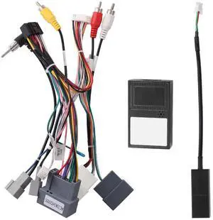 Car Stereo Wiring Harness Connector for Honda CR-V 2012-2014/ Civic 2012 with 2.4L Displacement,16PIN Radio Wire Harness Power Cable with CANBUS Support Original Camera/SWC Car Stereo Wiring Harness Connector for Honda CR-V 2012-2014/ Civic 2012 with 2.4L Displacement,16PIN Radio Wire Harness Power Cable with CANBUS Support Original Camera/SWC