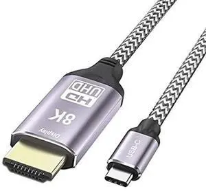 NFHK USB4 USB-C Type-C Source to HDMI 2.0 Display 8K UHD 4K DP to HDMI Male Monitor Cable Connector 1.8m 6ft NFHK USB4 USB-C Type-C Source to HDMI 2.0 Display 8K UHD 4K DP to HDMI Male Monitor Cable Connector 1.8m 6ft