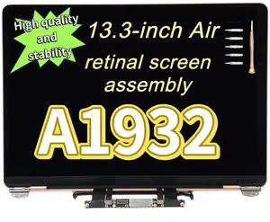 New A1932 LCD Full Assembly 2018 Year MacBook Air Retina 2560x1600 LCD Screen Display Assembly (Model:EMC 3184 MRE82 MREA2 MVFH2 MVFJ2) (Silvery) New A1932 LCD Full Assembly 2018 Year MacBook Air Retina 2560x1600 LCD Screen Display Assembly (Model:EMC 3184 MRE82 MREA2 MVFH2 MVFJ2) (Silvery)