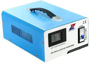 ZHENGXI Isolation Transformer 120V to 120V,2000W Voltage Converter, HD Display, No Niose, 2 Output Sockets ZHENGXI Isolation Transformer 120V to 120V,2000W Voltage Converter, HD Display, No Niose, 2 Output Sockets