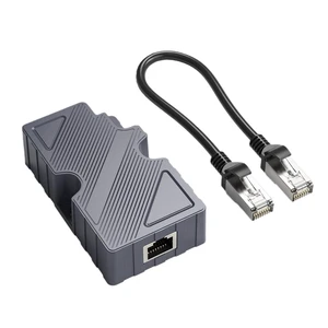 150W Gigabit PoE Injector, 12V to 48V DC Boost Converter, 10/100/1000Mbps RJ45 Power Over Ethernet Adapter, IEEE 802.3af/at Compliant, 48-57V Input 3A Output, ESD Protector 150W Gigabit PoE Injector, 12V to 48V DC Boost Converter, 10/100/1000Mbps RJ45 Power Over Ethernet Adapter, IEEE 802.3af/at Compliant, 48-57V Input 3A Output, ESD Protector
