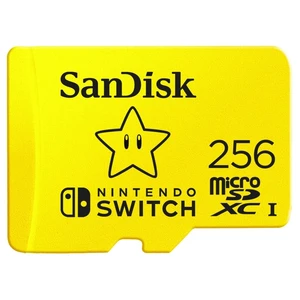 SANDISK 256GB microSD Card, Super Mario Super Star Edition SANDISK 256GB microSD Card, Super Mario Super Star Edition