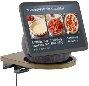 Aiweiwa Wooden Wall Shelf for Echo Show 11/Echo Show 8 4th Gen/Echo Show 10 3rd Gen Mount, Smart Display Wall Mount with Cable Management, Supports Up to 15 Lbs, 1 Pack Aiweiwa Wooden Wall Shelf for Echo Show 11/Echo Show 8 4th Gen/Echo Show 10 3rd Gen Mount, Smart Display Wall Mount with Cable Management, Supports Up to 15 Lbs, 1 Pack