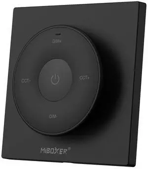 Miboxer K2 Mini Remote 2.4GHz, Brightness and Color Temperature Adjustable (Black) Miboxer K2 Mini Remote 2.4GHz, Brightness and Color Temperature Adjustable (Black)