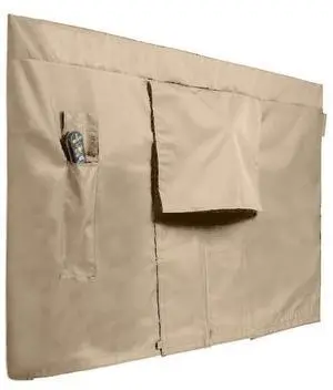 Covermates Outdoor Full TV Cover Water-Resistant All-Weather Protection for Mounted & Freestanding TVs, 12-Gauge Vinyl with Remote Pocket & Secure Touch Fastener Closure, 65-68 Inches, Classic Tan Covermates Outdoor Full TV Cover Water-Resistant All-Weather Protection for Mounted & Freestanding TVs, 12-Gauge Vinyl with Remote Pocket & Secure Touch Fastener Closure, 65-68 Inches, Classic Tan