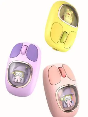 Tangxi Cute Wireless Mouse, 2.4G BT3.0 BT5.0 Tri Mode Bluetooth Mouse, Silent Operation & Ergonomic with RGB Backlight, for Laptops Tablets Computers Working Gaming (Pink) Tangxi Cute Wireless Mouse, 2.4G BT3.0 BT5.0 Tri Mode Bluetooth Mouse, Silent Operation & Ergonomic with RGB Backlight, for Laptops Tablets Computers Working Gaming (Pink)