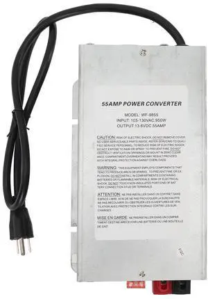 55 Amp Three Stage Power Charger Replacement for Trailers and Campers, Suitable for Various Recreational Vehicles with 3 Voltage Output Modes for Lithium ion Batteries, Providing 55 Amp Three Stage Power Charger Replacement for Trailers and Campers, Suitable for Various Recreational Vehicles with 3 Voltage Output Modes for Lithium ion Batteries, Providing