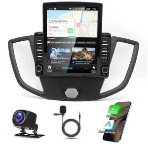 9.7" Android 13 Car Stereo for Ford Transit 2013-2019, for Ford Transit Custom 2014-2019 Double Din Touchscreen Radio with w/Carplay & Android Auto Bluetooth WiFi GPS Navigation AHD Camera Mic, 2+32G 9.7" Android 13 Car Stereo for Ford Transit 2013-2019, for Ford Transit Custom 2014-2019 Double Din Touchscreen Radio with w/Carplay & Android Auto Bluetooth WiFi GPS Navigation AHD Camera Mic, 2+32G