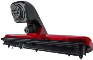 HD Auto Transporter Caravan Van Brake Light Roof Rear View Reversing Backup Dual-Lens Camera with Angle Adjustable Compatible with Ford Transit Connect 2/XL Cargo Titanium Passenger Wagon SUV MPV Bus HD Auto Transporter Caravan Van Brake Light Roof Rear View Reversing Backup Dual-Lens Camera with Angle Adjustable Compatible with Ford Transit Connect 2/XL Cargo Titanium Passenger Wagon SUV MPV Bus