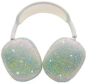 Cute Rhinestone Cover for Airpods Max, Bling Apple Headphone Case Sparkling Glitter Airpod pro max Ear Covers Protective Accessories Cute Rhinestone Cover for Airpods Max, Bling Apple Headphone Case Sparkling Glitter Airpod pro max Ear Covers Protective Accessories
