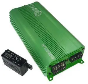 Down4Sound MM1500KFD Mini Maxx Green 1500W RMS Mini Full Bridge Monoblock Car Audio Amplifier Down4Sound MM1500KFD Mini Maxx Green 1500W RMS Mini Full Bridge Monoblock Car Audio Amplifier