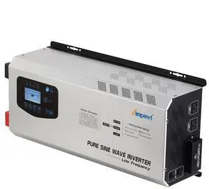 Ampinvt 5000W Off Grid Pure Sine Wave Power Inverter 48V DC to 120/240V AC Split Phase with Battery AC Charger, 15000W Surge,Low Frequency Solar Inverter for Home Ampinvt 5000W Off Grid Pure Sine Wave Power Inverter 48V DC to 120/240V AC Split Phase with Battery AC Charger, 15000W Surge,Low Frequency Solar Inverter for Home