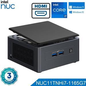 Intel NUC 11 Pro NUC11TNHi7 Tiger Canyon Home & Business Mini PC Mini Desktop 11th Gen Intel® Core i7-1165G7 Processor Upto 4.7 GHz Turbo,4 Cores,8 Threads,12 MB L3 Cache 32G RAM 1T SSD
