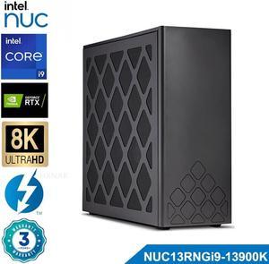 Intel NUC 13th Gen NUC13RNGi9 Core i9 13900K Processor 24 Cores Up to 58GHz DDR5 WiFi 6E Thunderbolt 4 ITX Case Gaming Pc Barebone US Plug