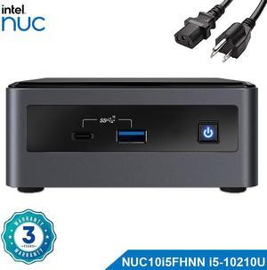 Intel NUC 10 Mini PC,Frost Canyon NUC10i5FNHN,Win10 Pro Intel Core i5-10210U,Up to 4.2GHz Turbo,4 Cores,25W Intel UHD Graphics,WiFi6,Thunderbolt 3 Barebone