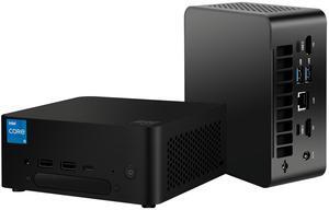 BRENUC Mini PC BREB Intel Core i5-13500H (up to 4.7GHz), 64GB DDR5 RAM 2TB NVME SSD, Intel Iris Xe Graphics, Quad screen display WiFi 6 Bluetooth 5.2