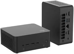 BRENUC MINI PC,Intel 12th Gen Core i5-1240P Up to 4.4GHz, 16GB DDR5 512GB NVME SSD, HDMI/TYPE-C 8K@60Hz Output, 1X 2.5G RJ45 Port, 4X USB Port, Intel Iris Xe Graphics, VESA Mount
