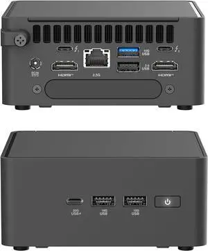 ASUS NUC 15 Pro NUC15CRHC5, Intel Core 5 210H, DDR5-5600 RAM, WiFi 7 & Thunderbolt 4, Supports Quad 4K, Bluetooth 5.4 (Barebone System)