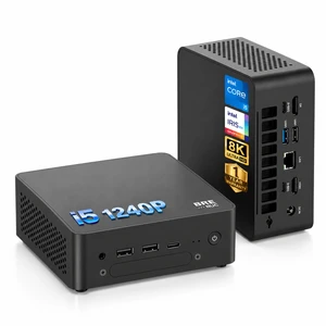 BRENUC MINI PC, Intel 12th Gen Core i5-1240P Up to 4.4GHz, 16GB DDR5 512GB NVME SSD, Intel Iris Xe Graphics, WiFi 6, BT5.2, VESA Mount BRENUC MINI PC, Intel 12th Gen Core i5-1240P Up to 4.4GHz, 16GB DDR5 512GB NVME SSD, Intel Iris Xe Graphics, WiFi 6, BT5.2, VESA Mount