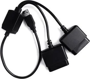 2 in 1 USB Adapter Converter Cable For Gaming Controller ForPS2 to For PS3 PC Video Gaming Converter Adapter Accessories