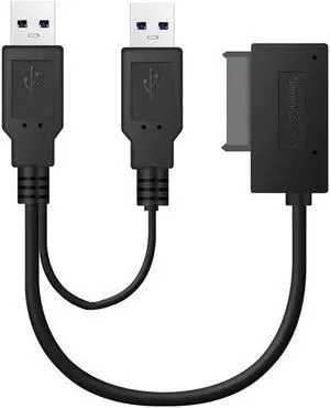 SATA 7+6Pin to USB Cable Adapter USB2.0 SATA Adapter 13Pin Laptop Converter