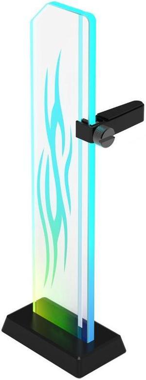 5V/3PIN ARGB Graphics Card Support Brace Vertical Adjustable Video Card GPU Holder Bracket for Desktops PC Computer